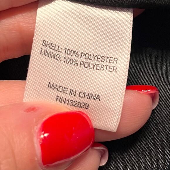 Lovers + Friends Black Polka Dot Trapeze Dress medium - Picture 10 of 12